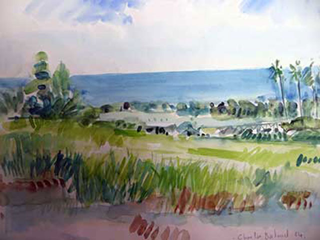 6-N867_Domenjod_La Réunion 1984_Aquarelle 55x44